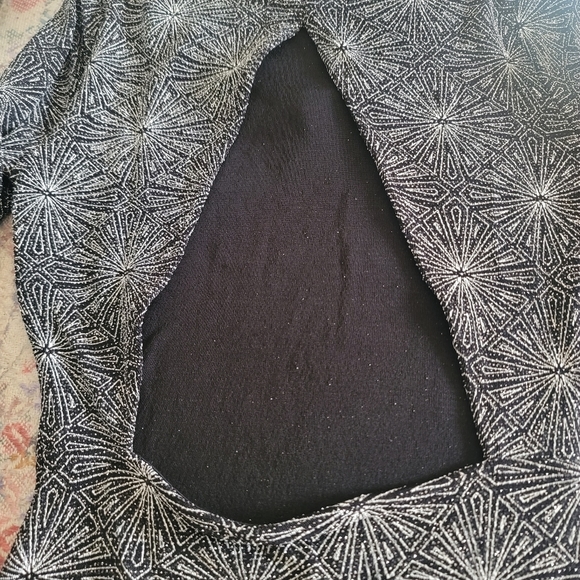 H&M Glittery Fitted Long Sleeves Mini Dress 4 - Picture 7 of 11